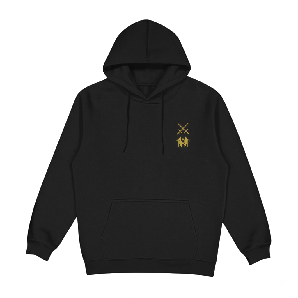 Even In Arcadia Black Hoodie